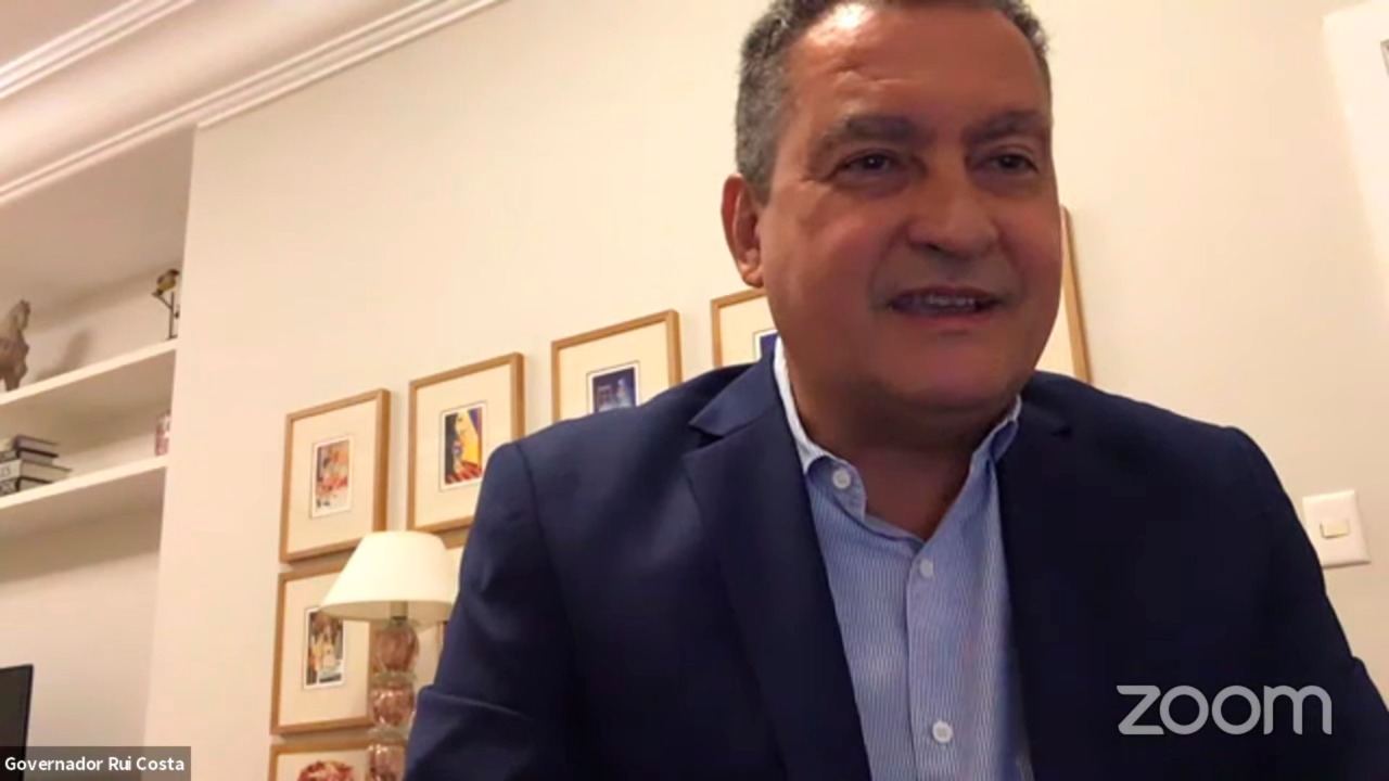 Na imagem, o governador Rui Costa, do PT Na imagem, o governador Rui Costa, do PT