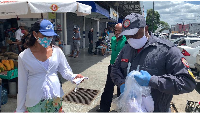 No mercado do Ogunjá, a entrega foi feita na terça-feira (09)