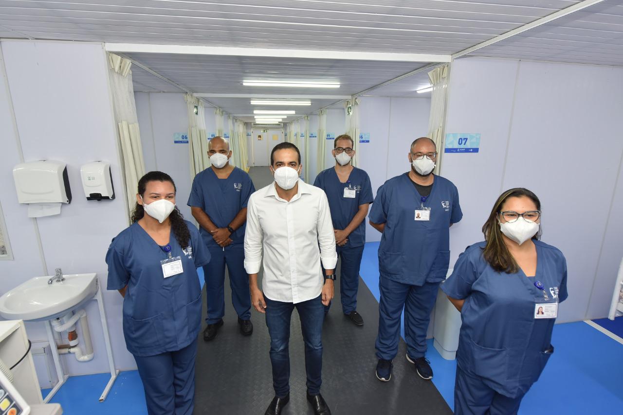 Prefeitura entrega quinto hospital de campanha e anuncia novas medidas Prefeitura entrega quinto hospital de campanha e anuncia novas medidas