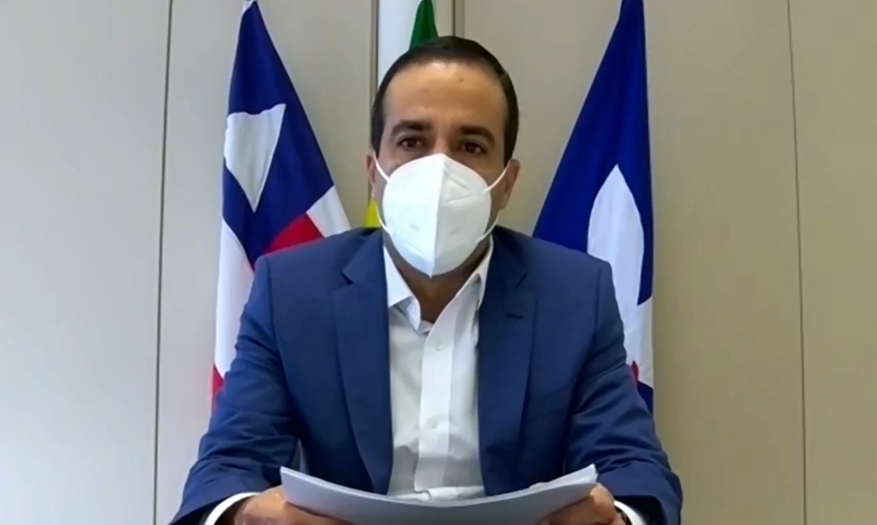 Na imagem, o prefeito de Salvador, Bruno Reis, do Democratas