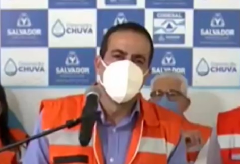 Na imagem, o prefeito de Salvador, Bruno Reis, do Democratas Na imagem, o prefeito de Salvador, Bruno Reis, do Democratas