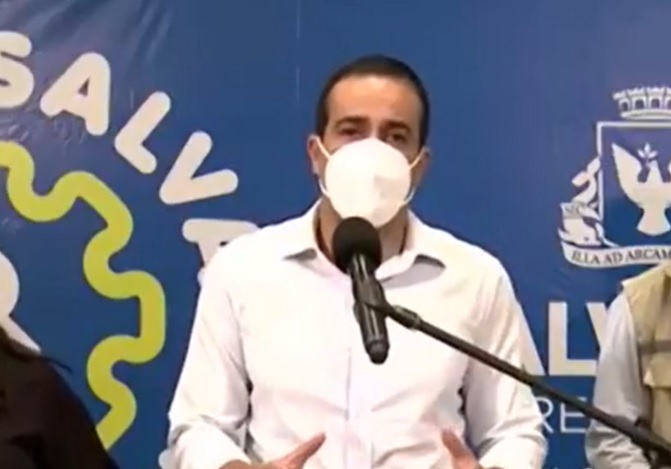 Na imagem, o prefeito de Salvador, Bruno Reis, do Democratas Na imagem, o prefeito de Salvador, Bruno Reis, do Democratas