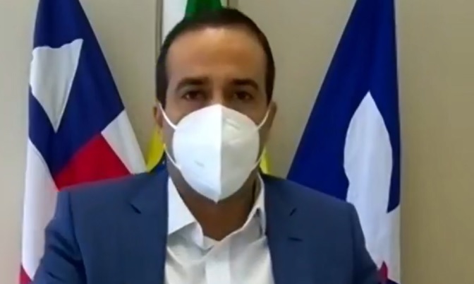 Na imagem, o prefeito de Salvador, Bruno Reis, do Democratas