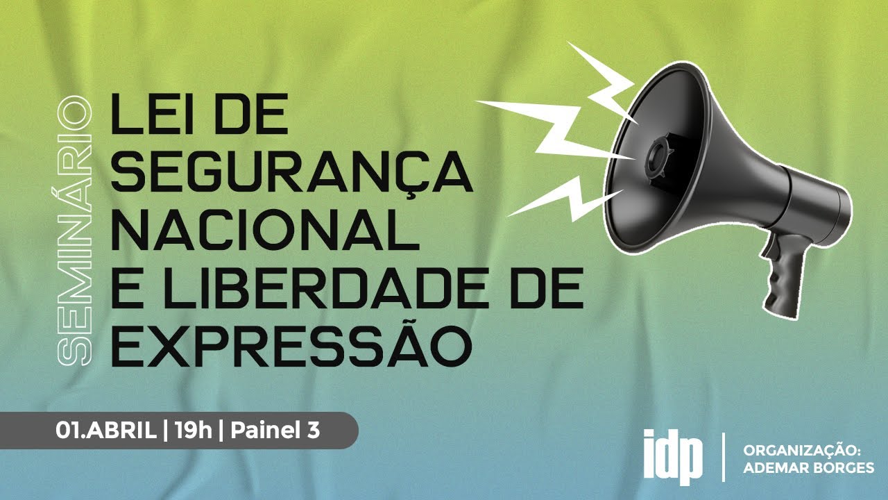 Seminário acontece das 9h às 21h da próxima quinta-feira (1)