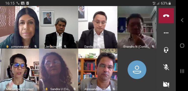 Secretário participa de reunião sobre ensino remoto Secretário participa de reunião sobre ensino remoto
