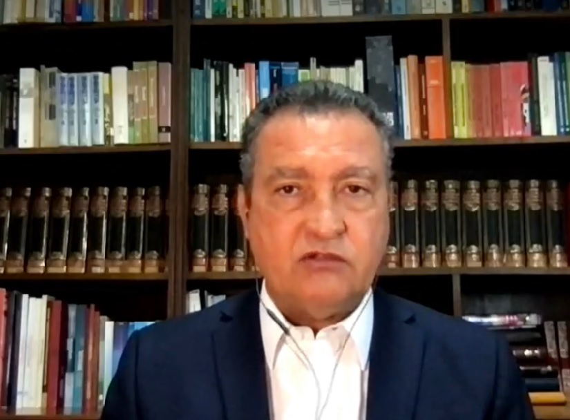 Na imagem, o governador Rui Costa, do PT