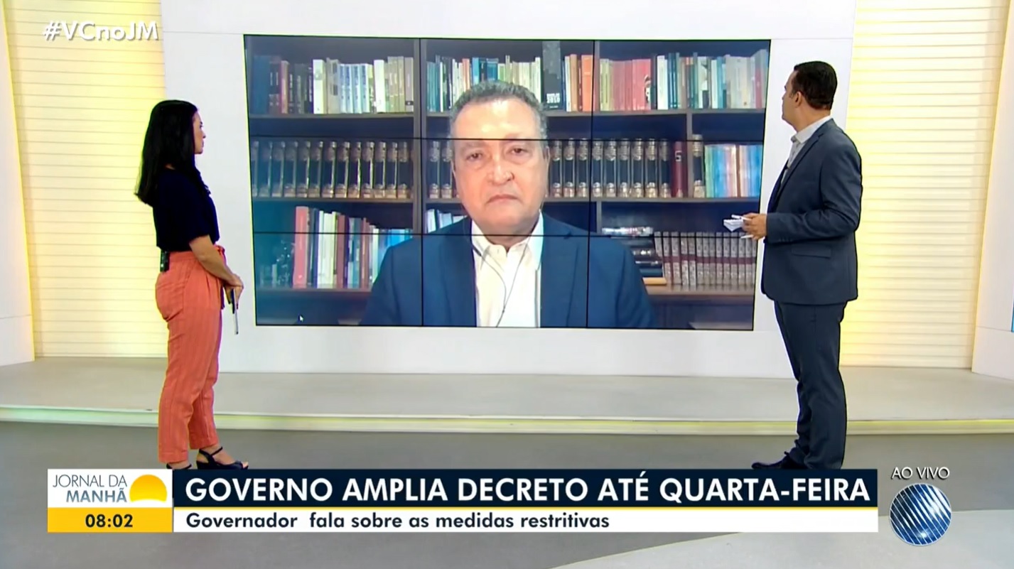 O chefe do Executivo baiano não conteve as lagrimas ao lembrar de um relato de um pai que perdeu a filha de 16 anos
