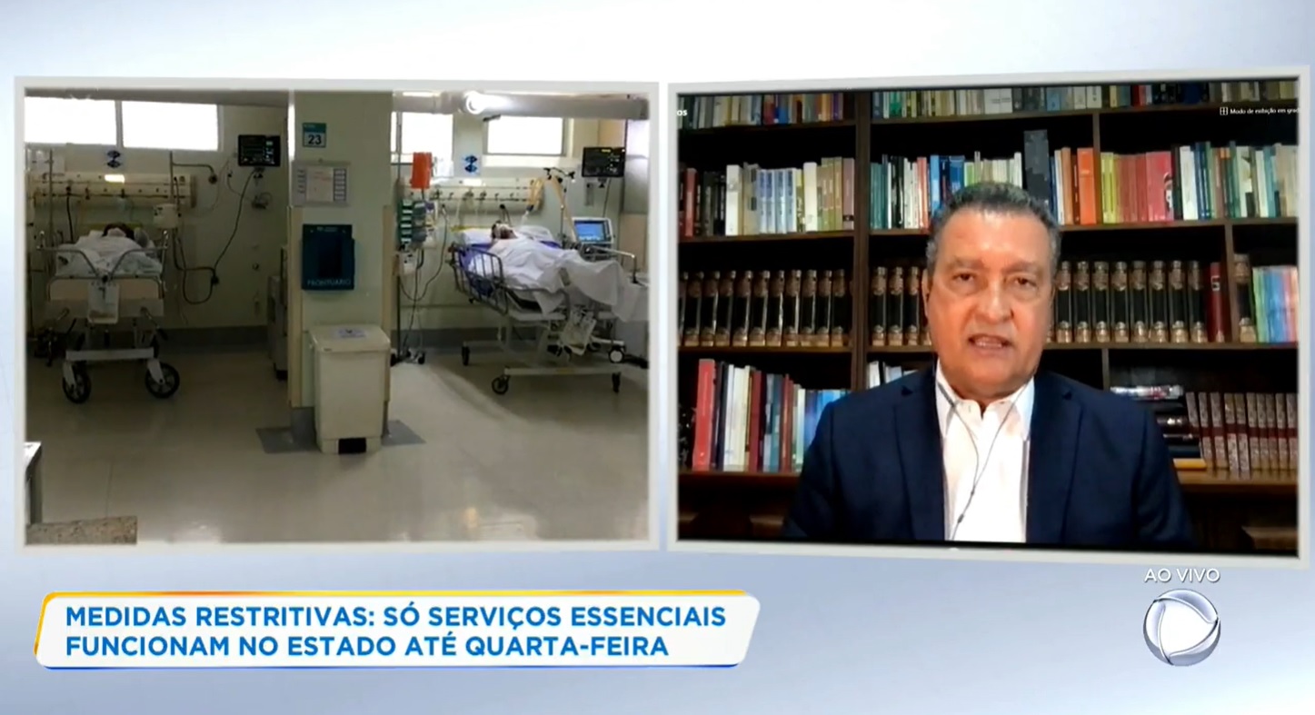 Na imagem, o governador Rui Costa, do PT Na imagem, o governador Rui Costa, do PT