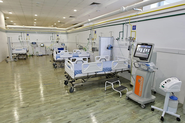 UTI do Hospital de campanha da Arena Fonte Nova