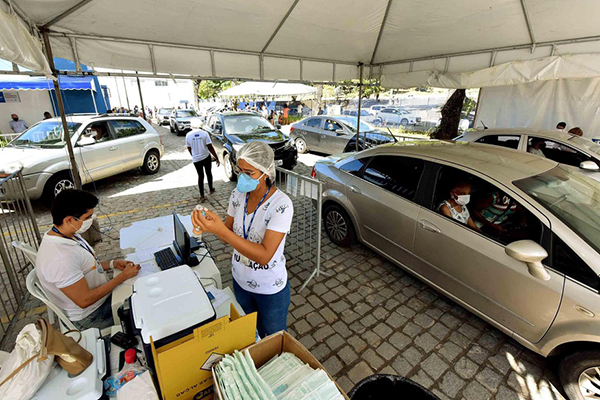 Vacinação contra a Covid-19 em Salvador 