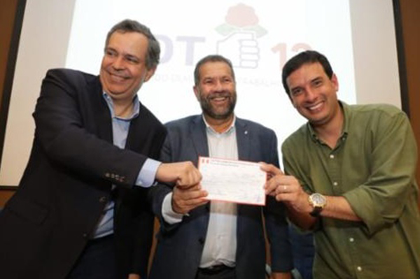 Félix Mendonça Júnior, Carlos Lupi e Leo Prates Félix Mendonça Júnior, Carlos Lupi e Leo Prates