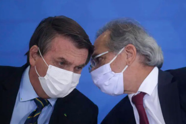 Jair Bolsonaro e Paulo Guedes