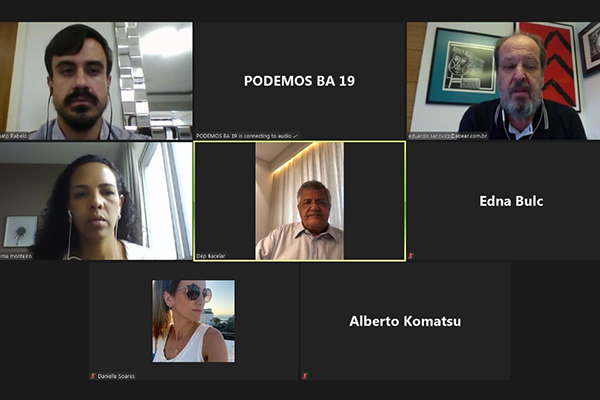 O deputado federal Bacelar (Podemos-BA) se reuniu virtualmente com a Associação Brasileira de Empresas Aéreas (Abear)
