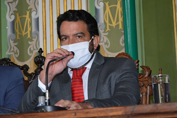 O líder do governo na Câmara Municipal de Salvador, Paulo Magalhães Jr (DEM)
