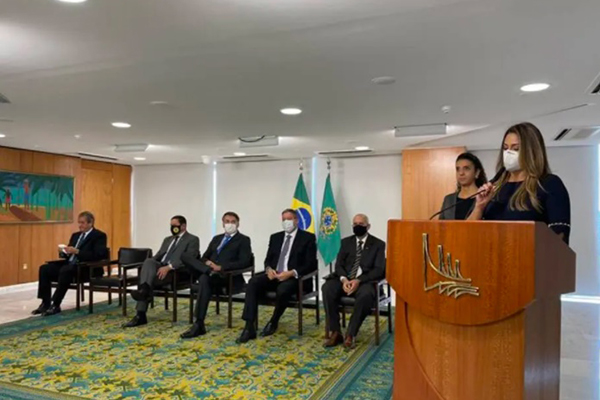 Posse da ministra Flávia Arruda no Palácio do Planalto Posse da ministra Flávia Arruda no Palácio do Planalto