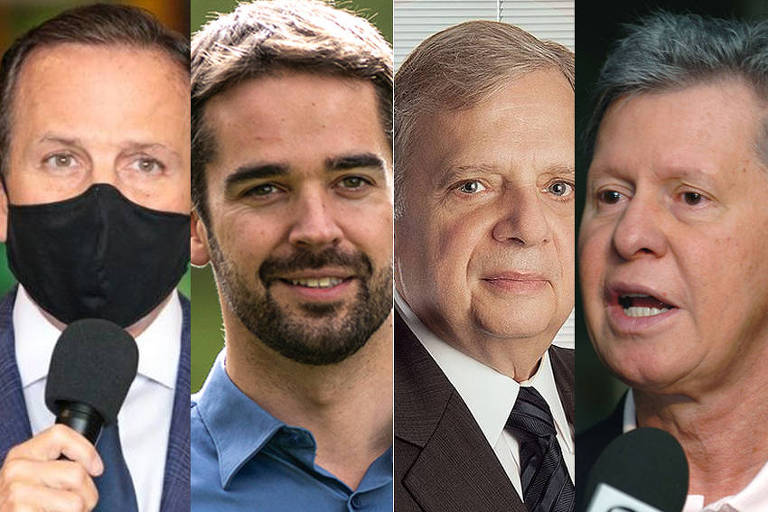 João Doria, Eduardo Leite, Tasso Jereissati e Arthur Virgílio, todos possíveis presidenciáveis do PSDB João Doria, Eduardo Leite, Tasso Jereissati e Arthur Virgílio, todos possíveis presidenciáveis do PSDB