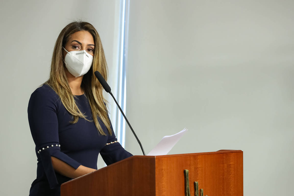 A ministra Flávia Arruda (Secretaria de Governo)