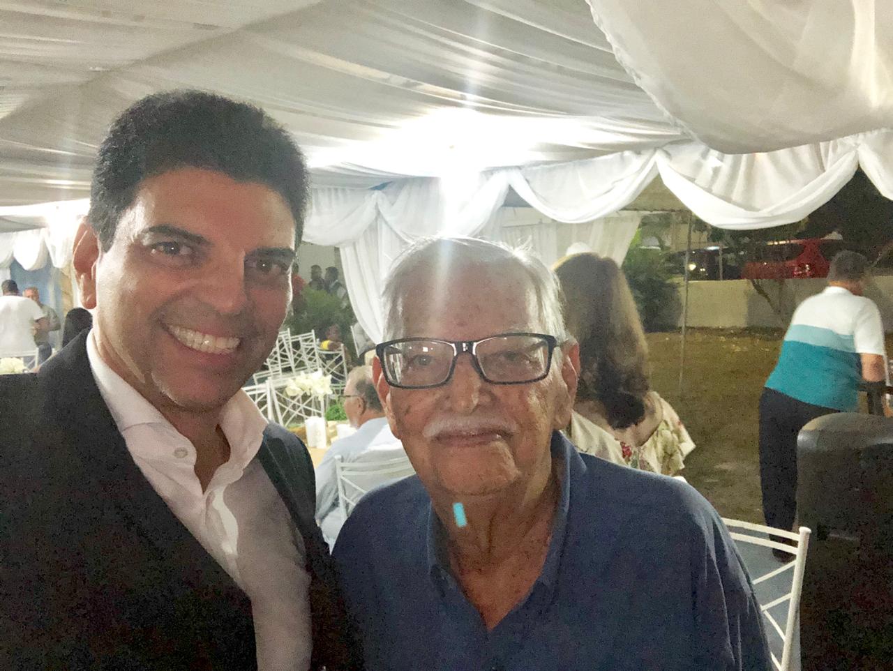 Deputado Cláudio Cajado e o advogado e professor universitário Osmar Muricy Sampaio