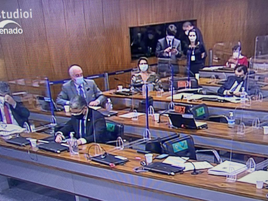 Senadores Otto Alencar e Eduardo Girão bateram boca na CPI da Covid