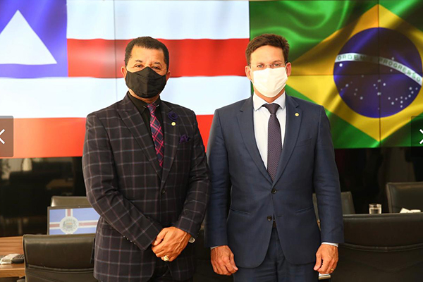 O deputado federal Abílio Santana (PL-BA) e o ministro da Cidadania, João Roma O deputado federal Abílio Santana (PL-BA) e o ministro da Cidadania, João Roma