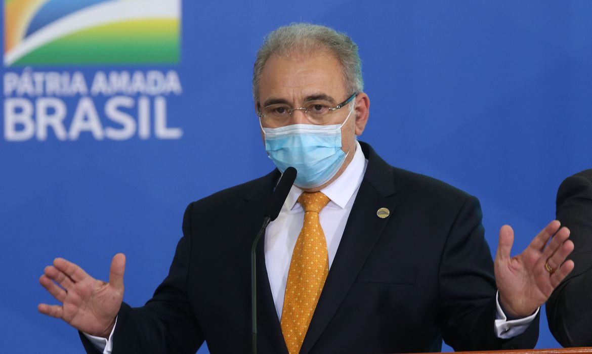 O ministro da Saúde, Marcelo Queiroga