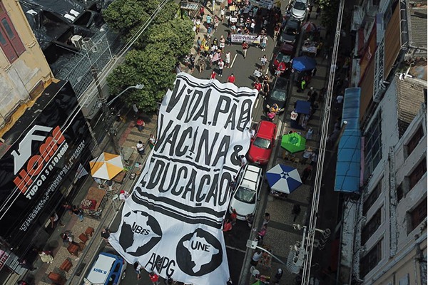 Ato contra Bolsonaro em Salvador