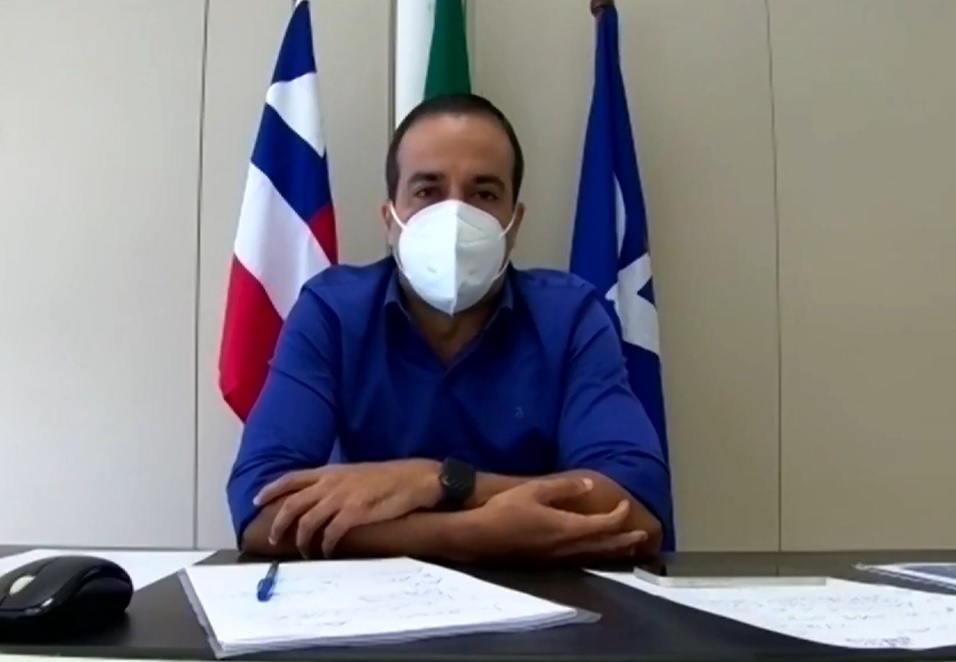 Na imagem, o prefeito de Salvador, Bruno Reis, do Democratas