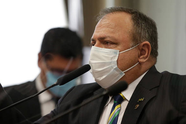 O ex-ministro da Saúde Eduardo Pazuello (Saúde) na CPI da Covid do Senado O ex-ministro da Saúde Eduardo Pazuello (Saúde) na CPI da Covid do Senado