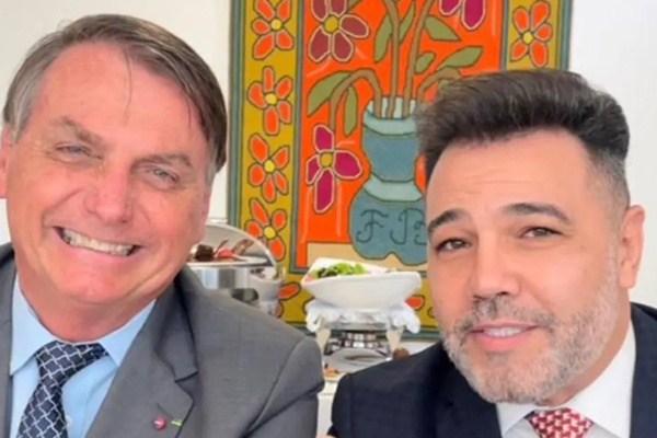 O presidente Jair Bolsonaro e o deputado Marco Feliciano (Republicanos-SP) 