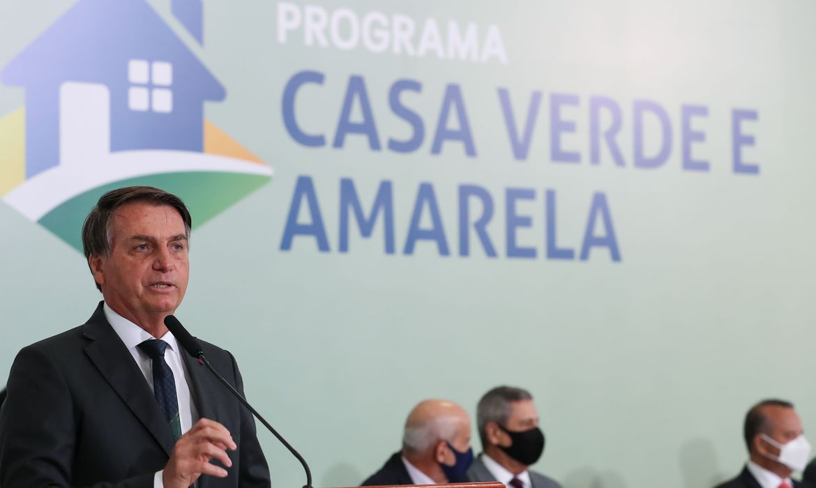 Cerimônia de  lançamento do Programa Casa Verde e Amarela