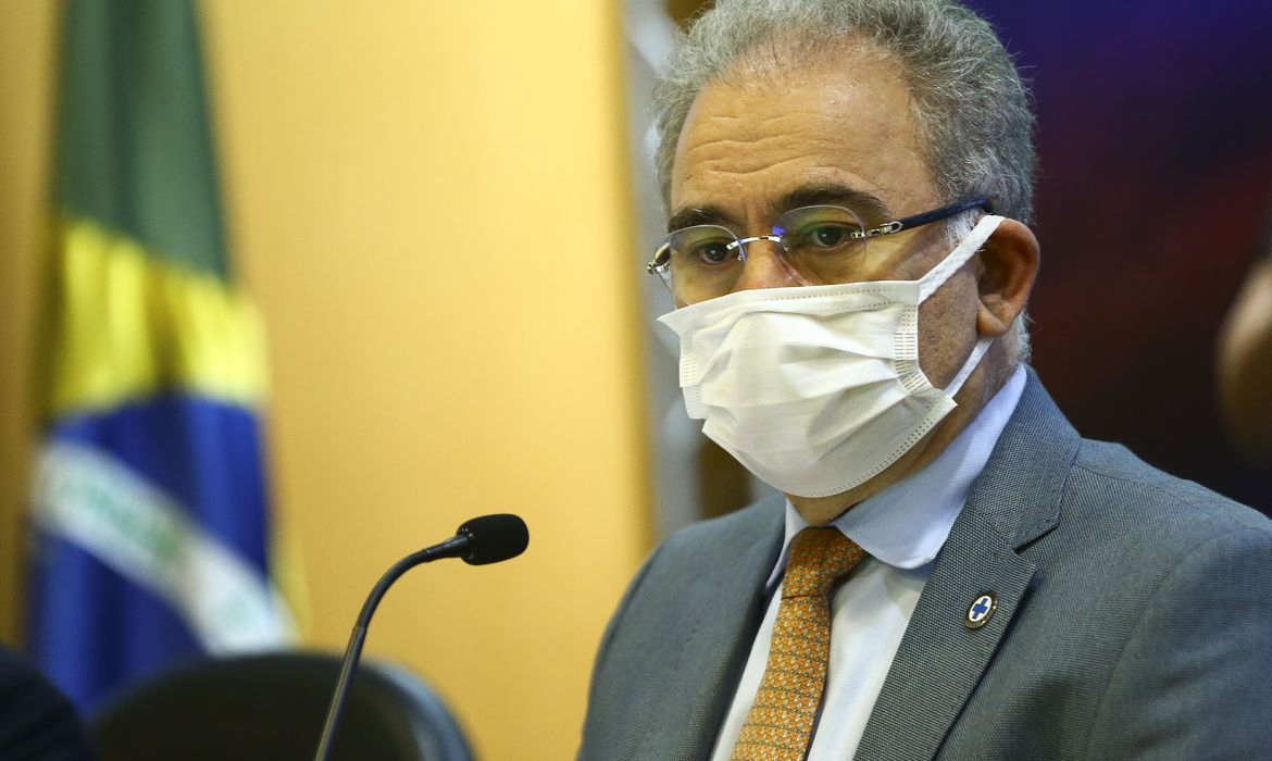 O ministro da Saúde, Marcelo Queiroga