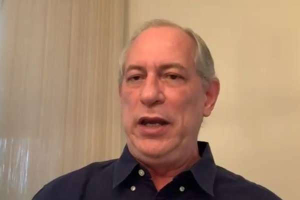 Na imagem, o ex-ministro Ciro Gomes, do PDT