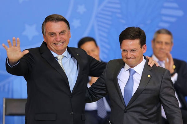 Presidente da República, Jair Bolsonaro, e o ministro da Cidadania, João Roma Presidente da República, Jair Bolsonaro, e o ministro da Cidadania, João Roma