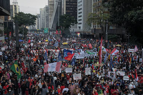 Manifestação contra Bolsonaro