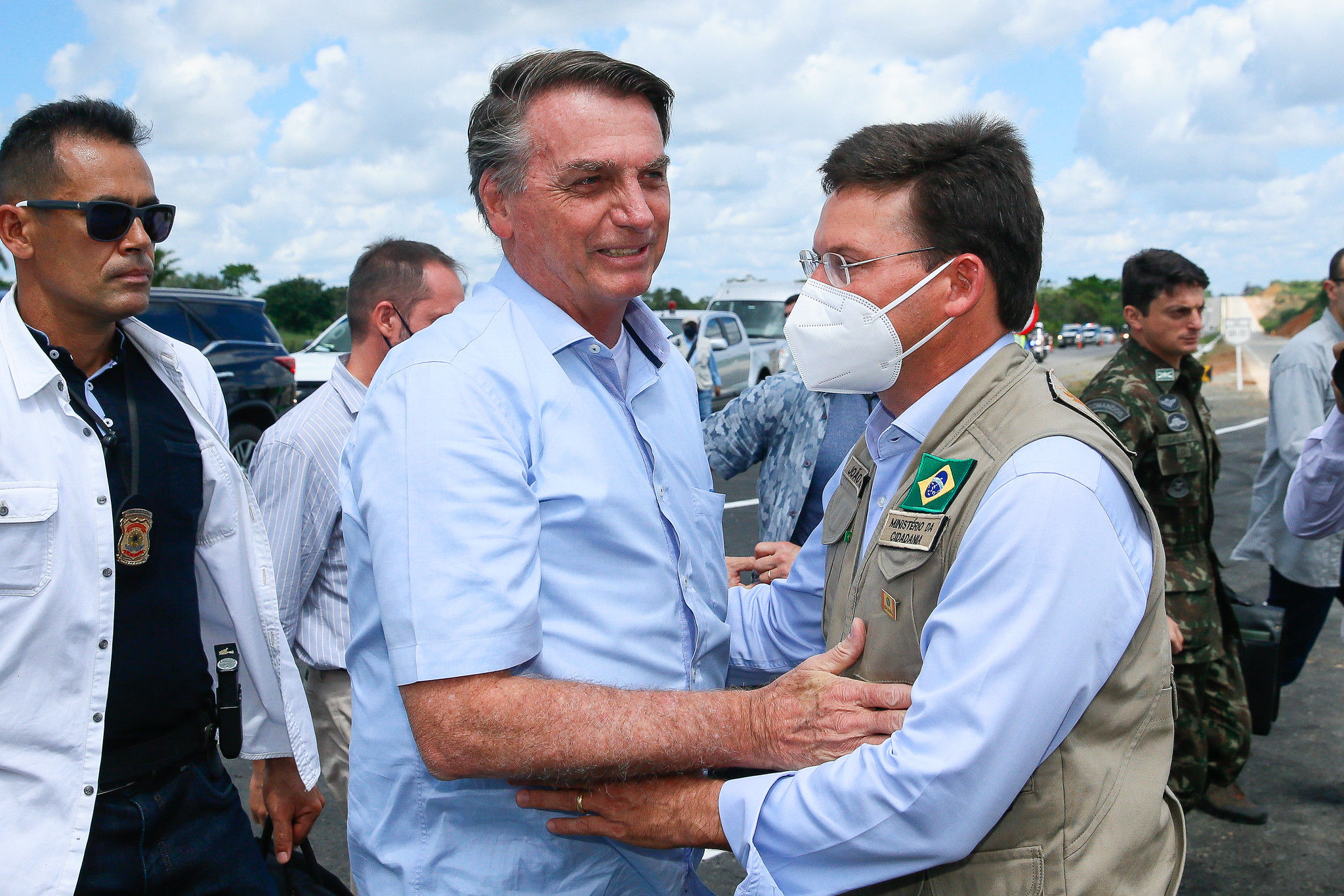 João Roma, Flávia Arruda e Ciro Nogueira reuniram-se com o presidente no Planalto