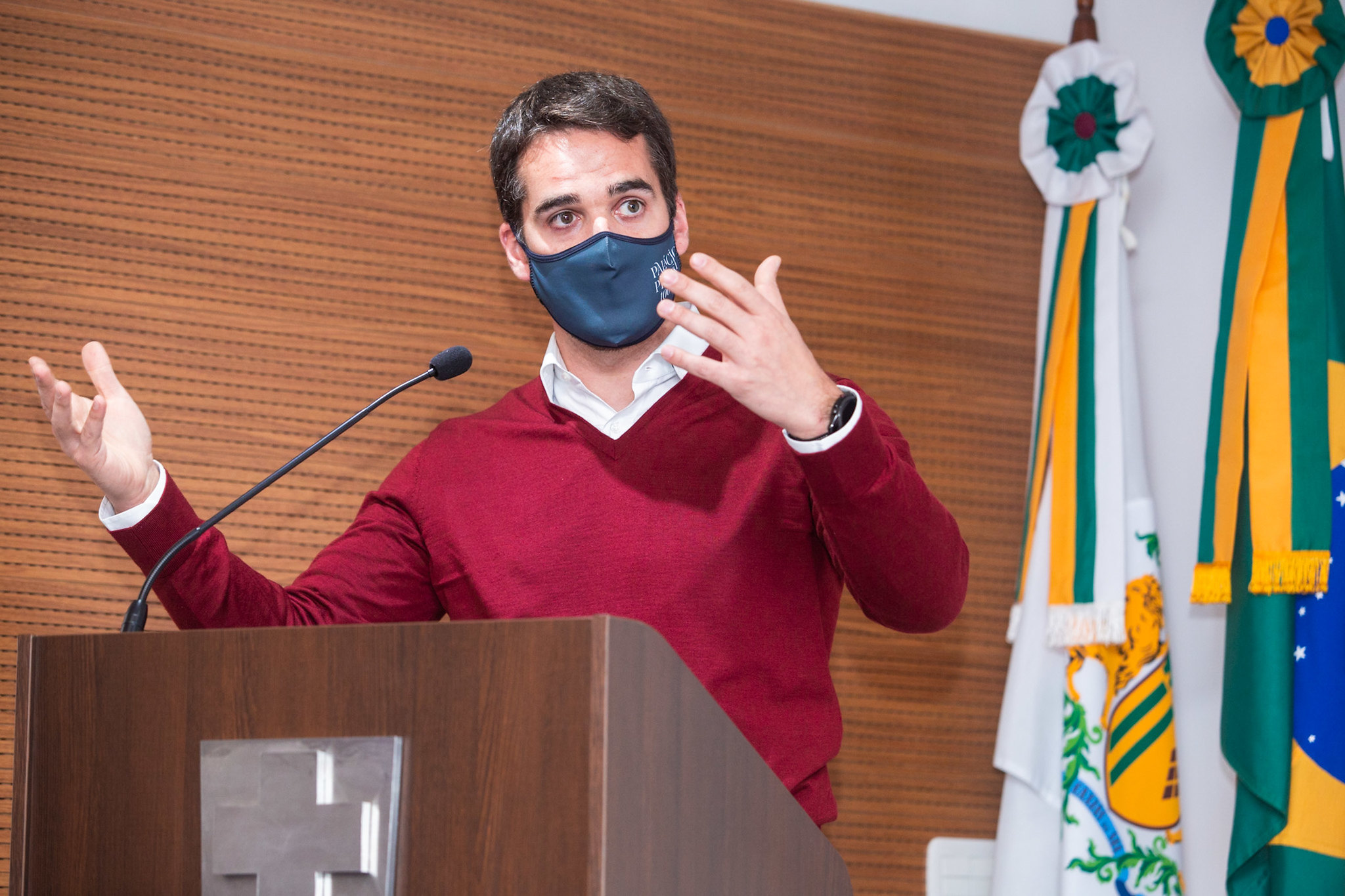 Na imagem, o governador do Rio Grande do Sul, Eduardo Leite, do PSDB Na imagem, o governador do Rio Grande do Sul, Eduardo Leite, do PSDB