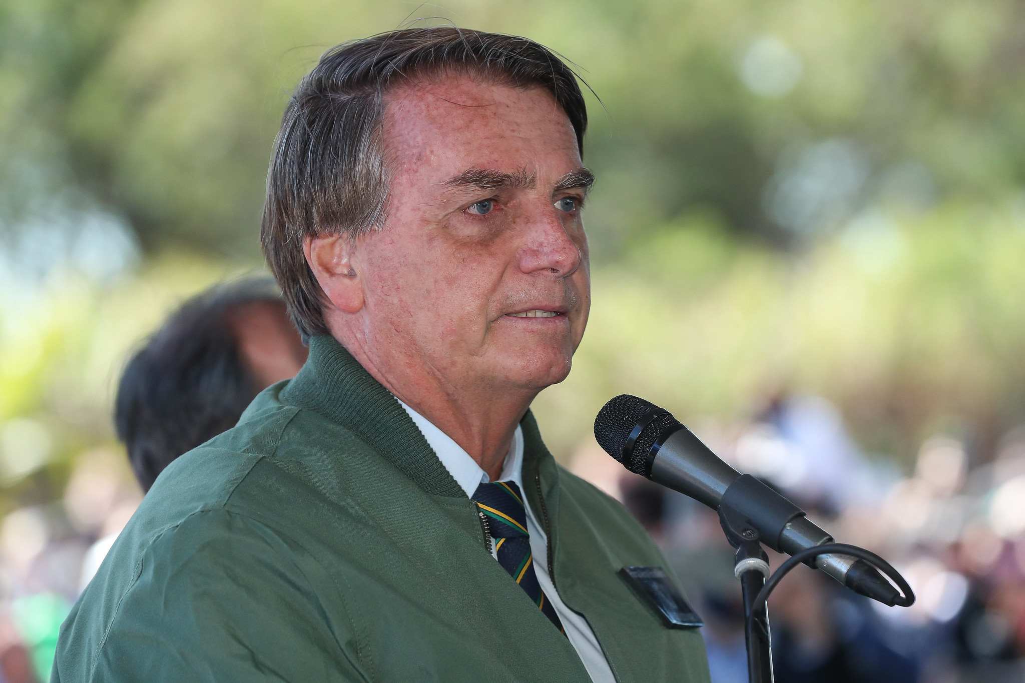 O presidente Jair Bolsonaro O presidente Jair Bolsonaro