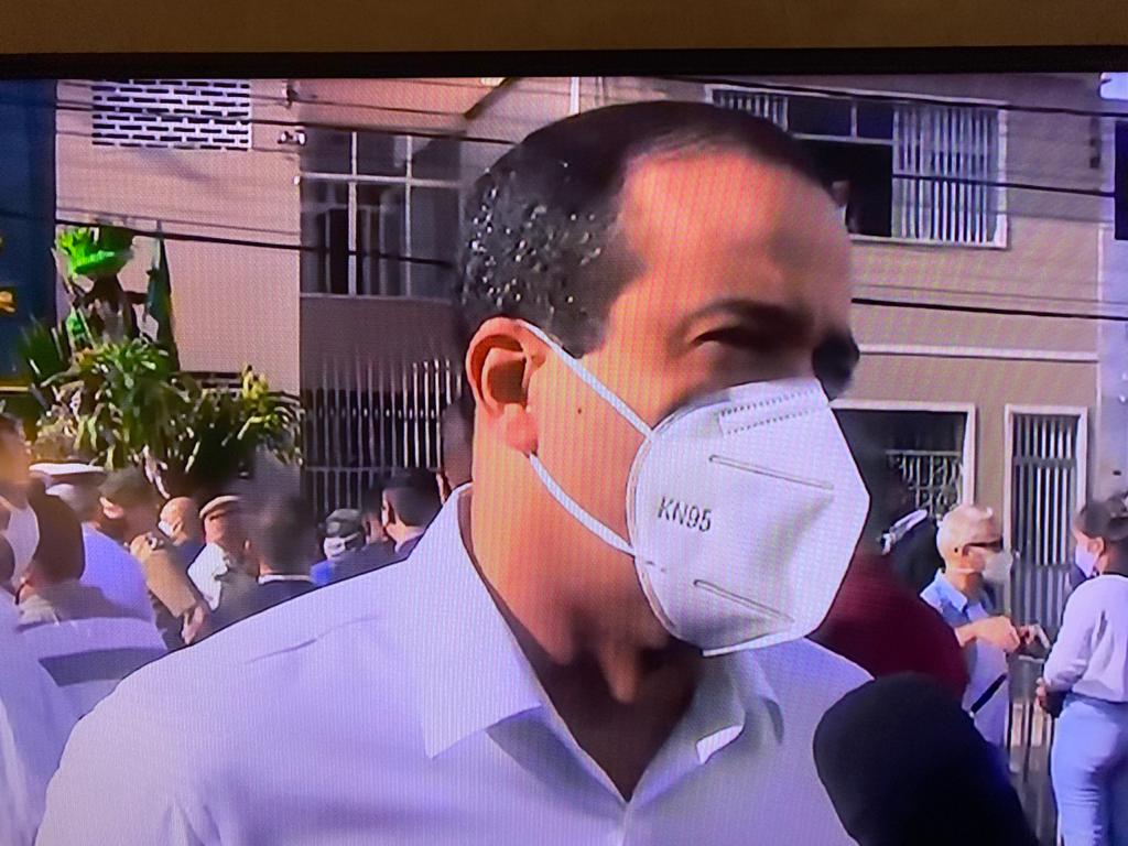 Na imagem, o prefeito de Salvador, Bruno Reis, do Democratas Na imagem, o prefeito de Salvador, Bruno Reis, do Democratas