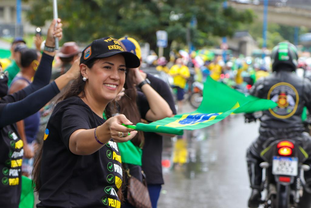 Na imagem, a deputada estadual Talita Oliveira, do PSL