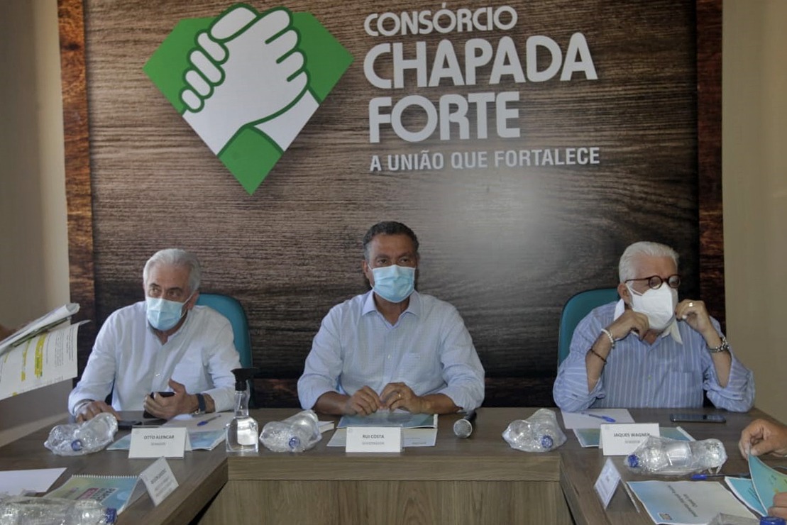 Otto Alencar, Rui Costa e Jaques Wagner