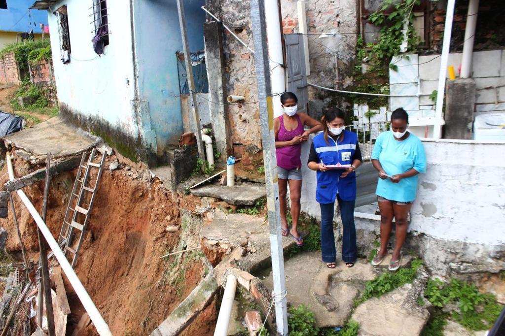 Prefeitura atende famílias atingidas por desabamento de laje em São Marcos