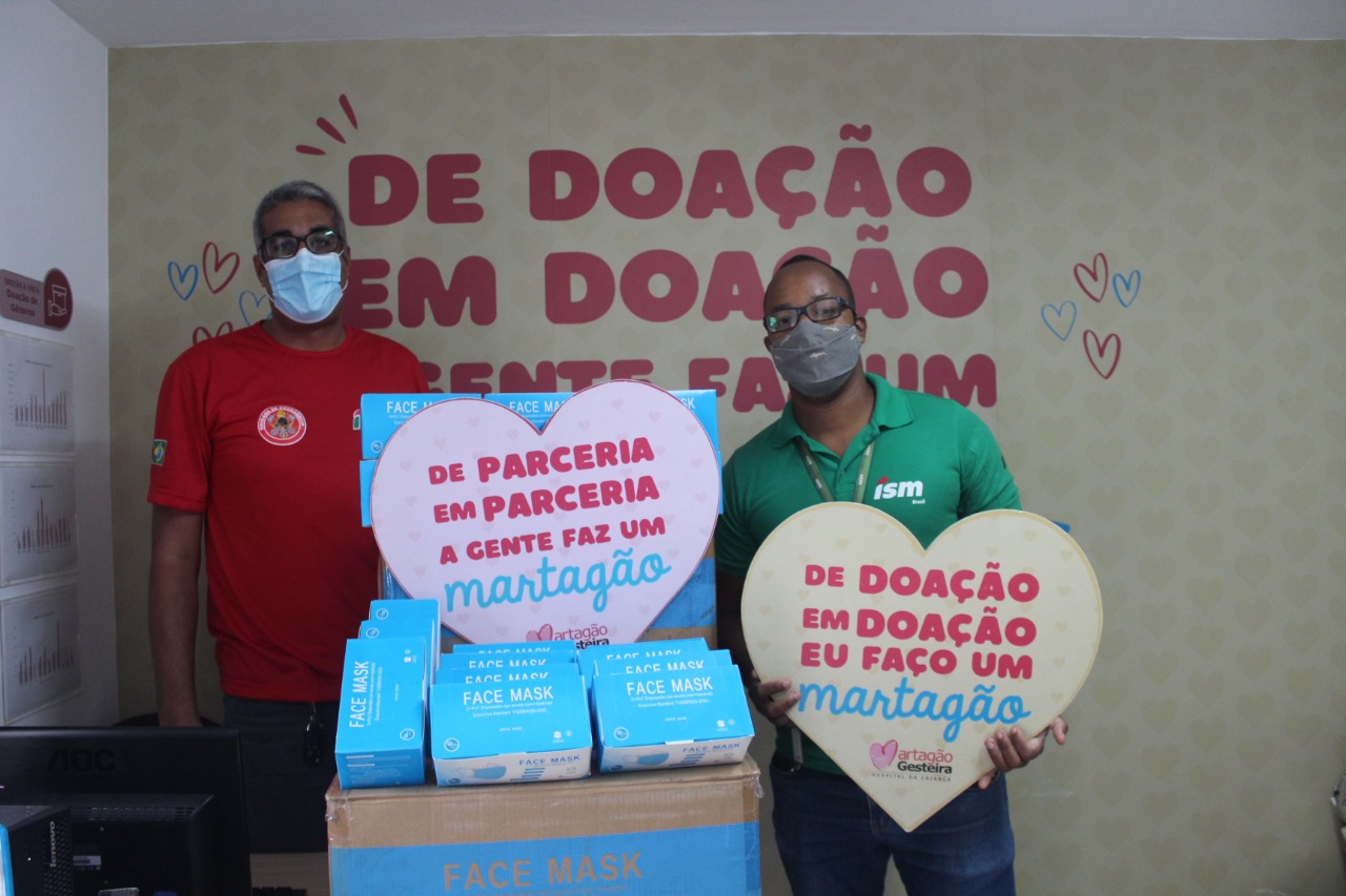 As 7 mil máscaras doadas se somam às mais de 81 mil unidades de bebidas não alcoólicas doadas pela ISM, As 7 mil máscaras doadas se somam às mais de 81 mil unidades de bebidas não alcoólicas doadas pela ISM,