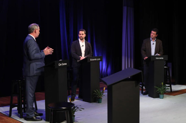 Primeira edição do programa organizado pelo ‘Estadão’ e pelo Centro de Liderança Pública (CLP) reuniu Ciro, Eduardo Leite e Mandetta Primeira edição do programa organizado pelo ‘Estadão’ e pelo Centro de Liderança Pública (CLP) reuniu Ciro, Eduardo Leite e Mandetta