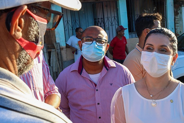 A deputada federal e presidente do PSL na Bahia, Professora Dayane Pimentel