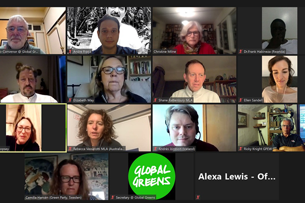 Encontro de parlamentares do Global Greens Encontro de parlamentares do Global Greens