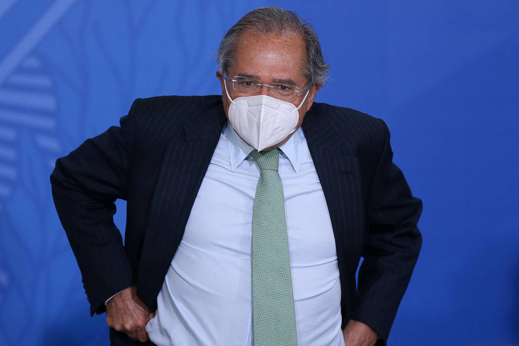 O ministro Paulo Guedes (Economia) em Brasília