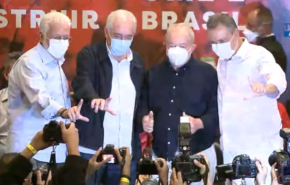 Jaques Wagner, Otto Alencar, Lula e Rui Costa Jaques Wagner, Otto Alencar, Lula e Rui Costa