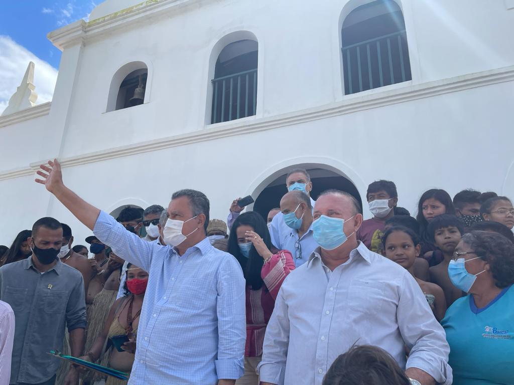 Um das entregas foi a reforma da Igreja da Ascensão do Senhor, na aldeia indígena Mirandela 