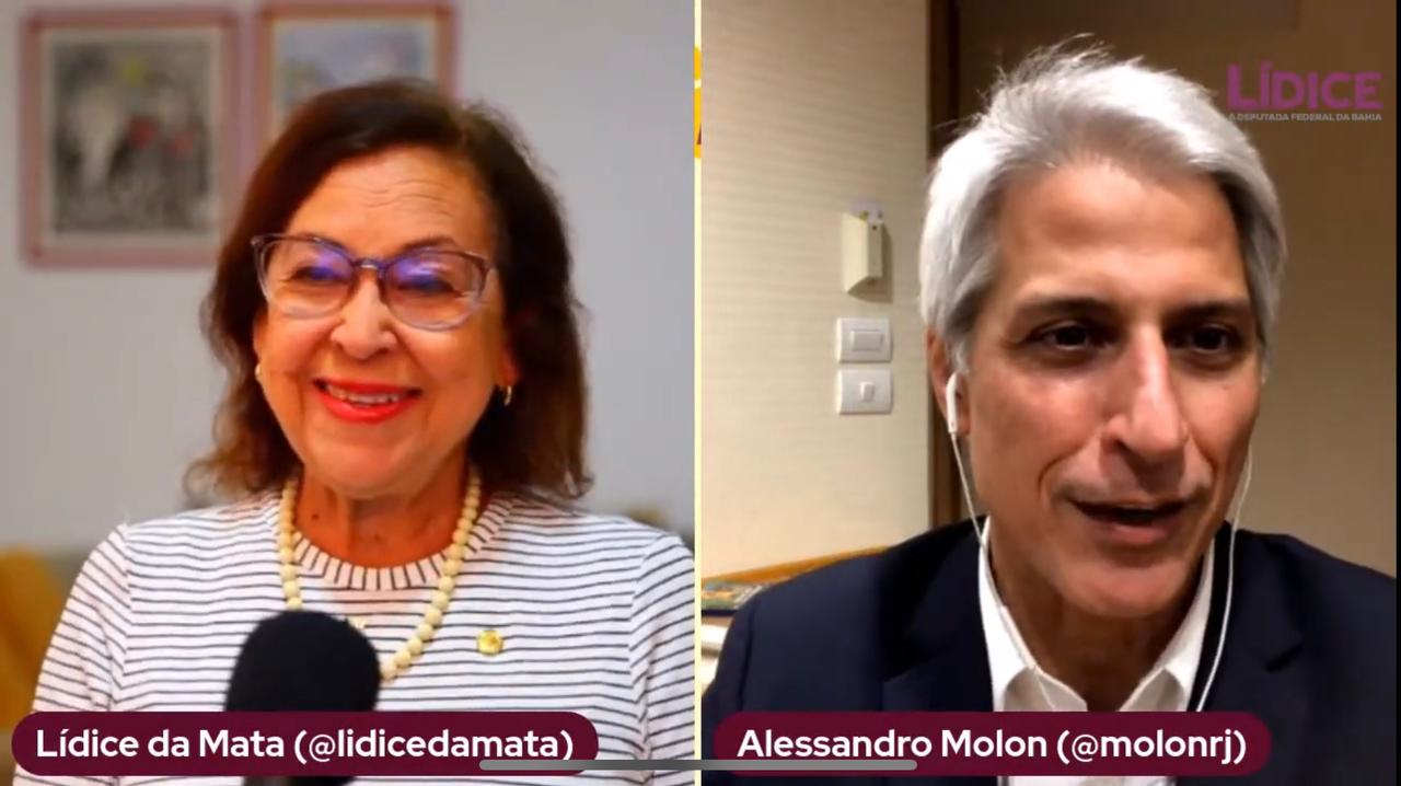 Convidado desta edição, Molon rechaçou os ataques do presidente da República à democracia brasileira, ao anunciar que irá colocar tanques de guerra para desfilar durante votação da PEC