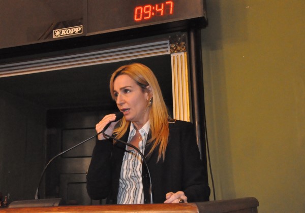 Na imagem, Andrea Mendonça, ex-presidente da Juceb